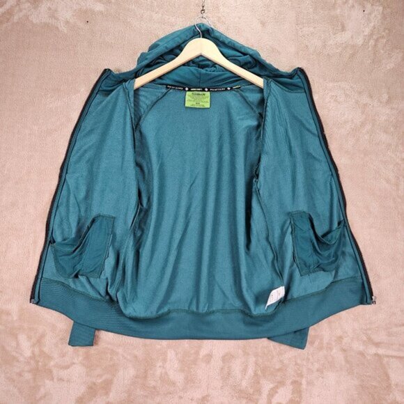 NWT Point Zero x Minecraft Hoodie Green Long Sleeve Full Zip Sweatshirt Men's M - Picture 10 of 13